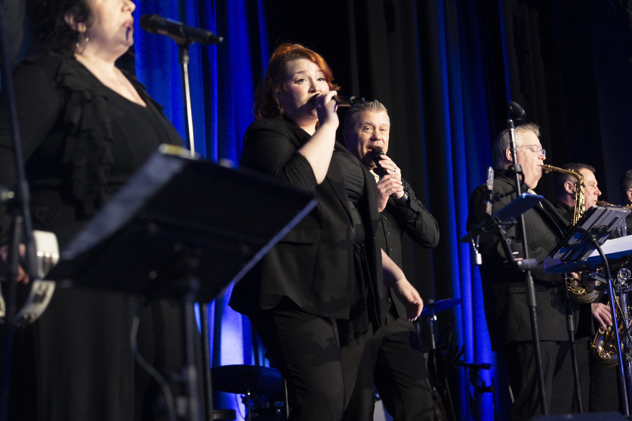Masquerade band performing first dance and reception music
